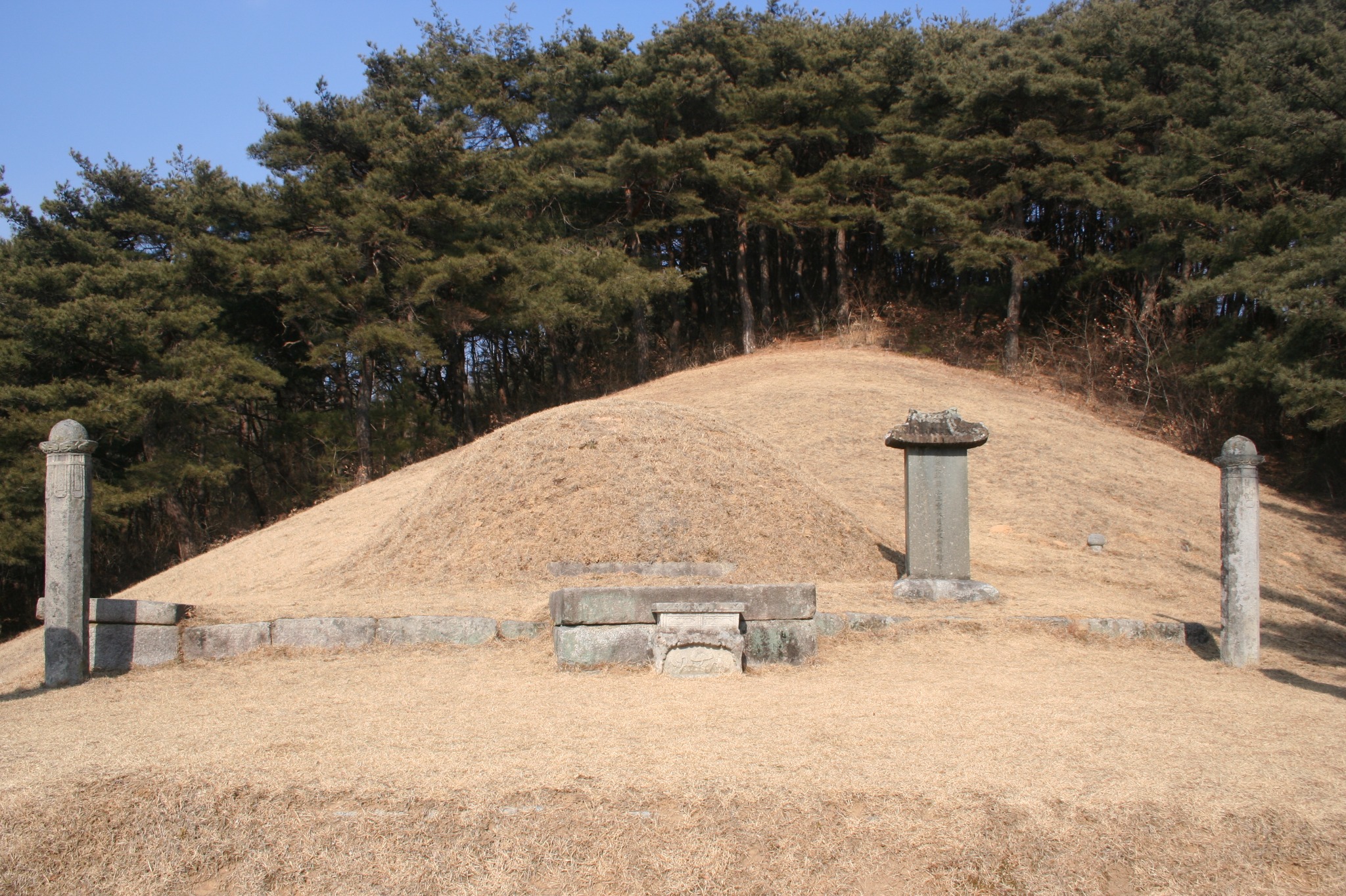 시조 태사공 권행 묘소 전경